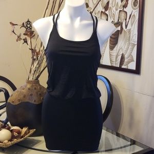 Athletha, New and never worn black mini dress